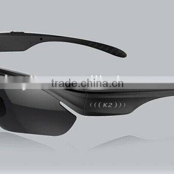 2015 New wireless handsfree smart Bluetooth glasses