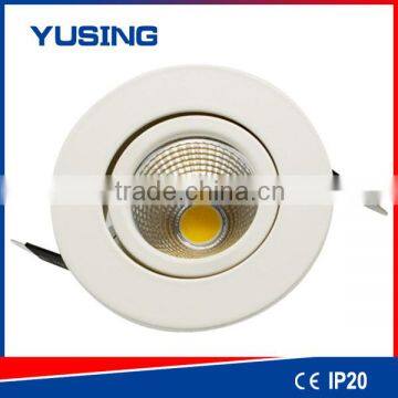 High Quality 3 Years' Warranty high CRI cob led down light 3W