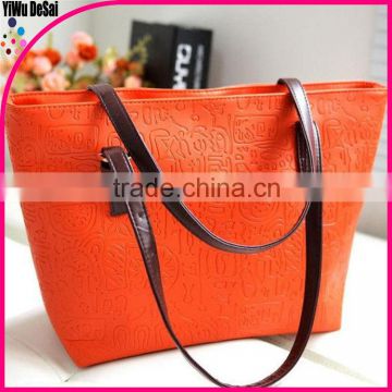 wholesale multi color Fashion handbag shoulder oracle embossing bag