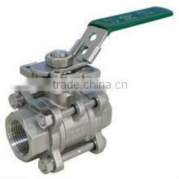 Cast Steel 3PC Ball Valve