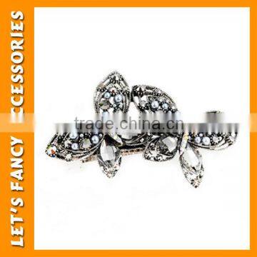 PGHD0334 Fashion Hair Accessories for Adults,butterfly Crystal Hair Claw Wholesale,retro Fancy Hair Claw Clip With Stone photo-2