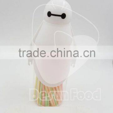 CC stick candy in colorful baymax bottle