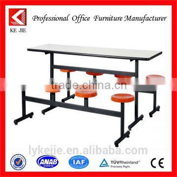 fast food restaurant table and chair metal canteen table tables and chairs for rent party rental                        
                                                Quality Choice
