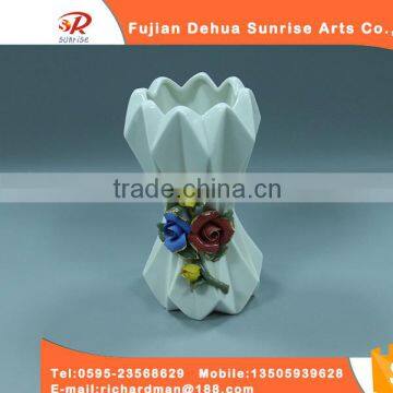 Petals ceramic flower craft vase