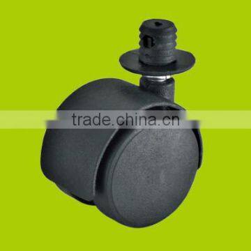 Insert stem furniture nylon casters wheels without brake / caster for furiture (FC13)