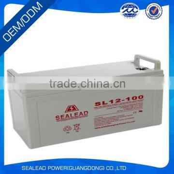 Hot sale Best Quality 12v 100A Battery lead Acid battery and Gel battery