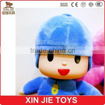 12inch Blue Plush Boy Doll Customize Figure Dolls 100% Polyester Stuffed Doll Toy photo-2