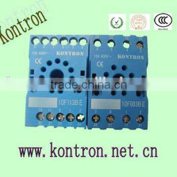 kontron 10F083BE/113BE 8/11 round pin plug- in relay socket