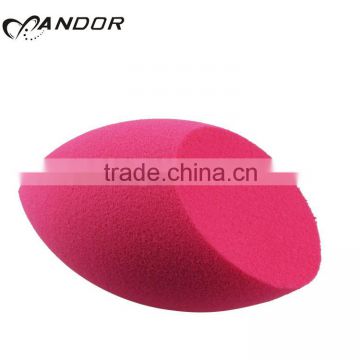 Unique Olive shape facial red cosmetic sponges