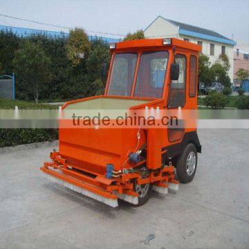 Artificial grass infill and brushing machines