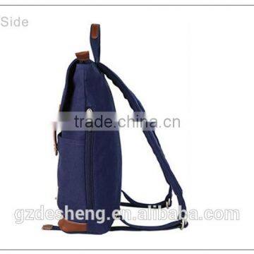 2015 Guangzhou Factory High Quanlity Jeans Backpack With Real Leather photo-2