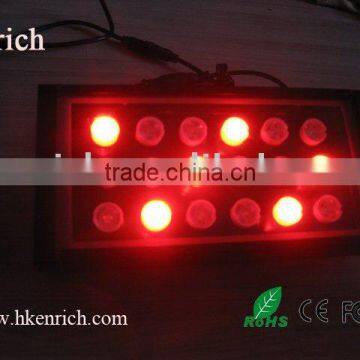 RED LED Wall Wahser Light 18x1W