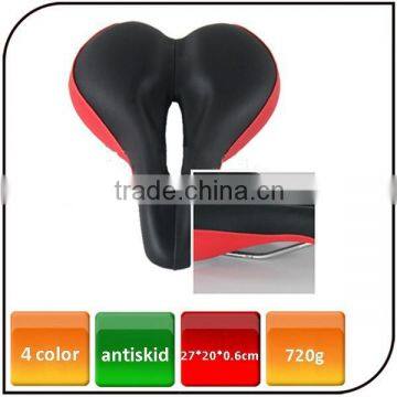 Hot sell comfortable bike seat cushion dual-track cushion waterproof bicycle seat