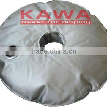 Water bag for cross base flying banner