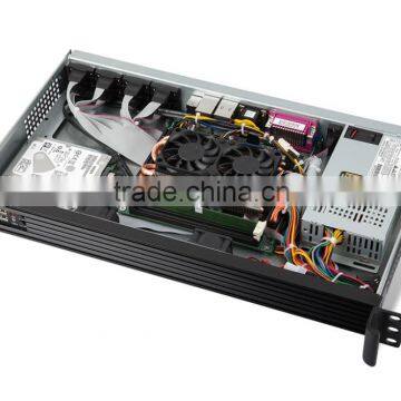 1U 19 Inch Enhanced Industrial Embedded Chassis With Qual Core Intel I5-4950 3.3G 4G/Hitachi 500G 300 Watts Heat Pipe Cooling photo-4