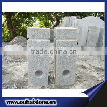 Cheap Granite Bollard Carved Stone Gate Pillar
