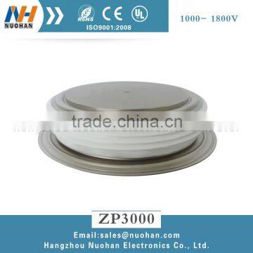 zp3000 1000-1800V high current capsule type ceramic rectifier diode 1800v diode 3000A diode