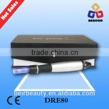 microneedle length adjustable ,derma electric pen with needle cartridges , 12 pins derma roller pen price