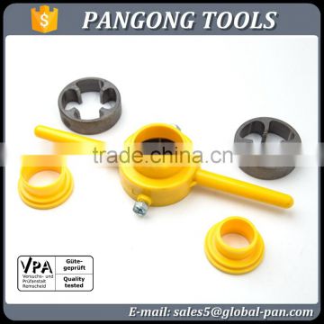 CE certificate 6PC NPT PVC pipe threading tool Die set