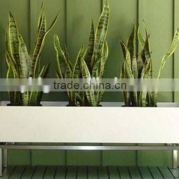 large and small fiberglass planter manufacture