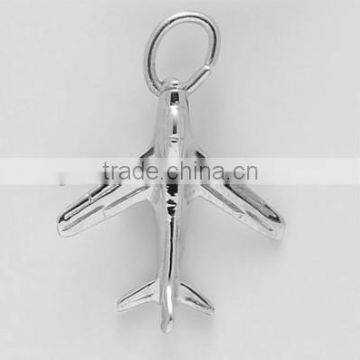 3D airplane charms with zinc alloy charms for bracelet