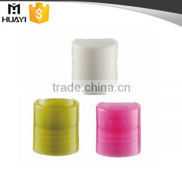 24mm colored plastic shampoo disc top cap