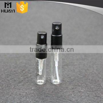 2ml 3ml glass vial for perfume with black sprayer                        
                                                Quality Choice