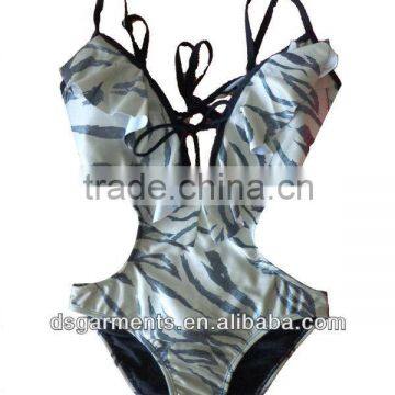 shinny animial screen sexy women hot cheap monokini