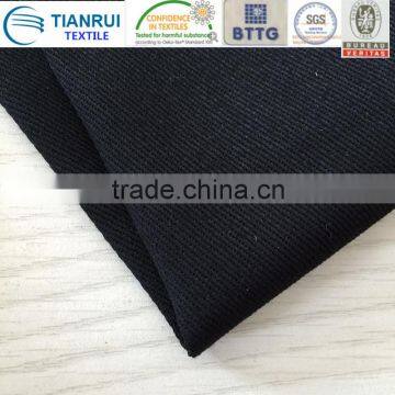 In stock flame retardant fabric proban black twill for worekwear