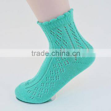 Italy closio machine custom pointelle pattern rumi lady tube socks