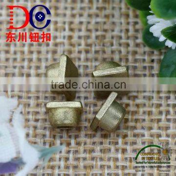 Fashion Closed Capped Engraved Logo Brass Jean Rivet for Garments photo-5