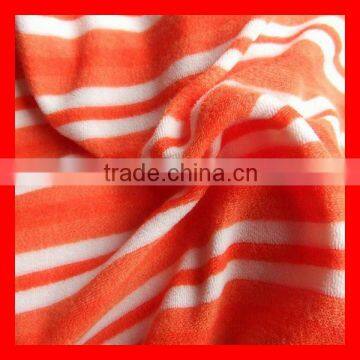 CVC Knitted Printed Terry Fabric