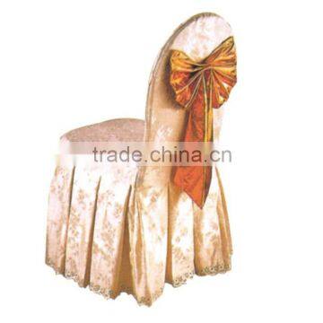 Factory wholesale Wedding Chair with Bow Tea