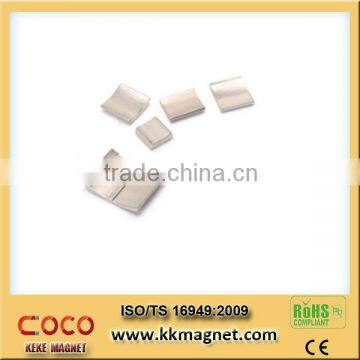 42sh arc sintered neodymium magnet for motor