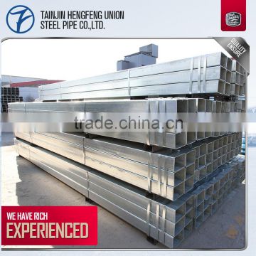 pre galvanized square hollow section steel tube