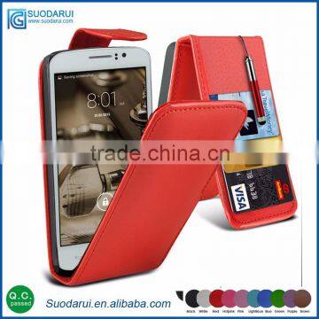 leather case for Vodafone smart prime 7 flip leather pouch Hot selling