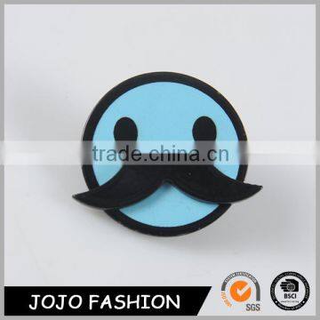 2016 Hot Sale Brooch Set High Cartoon Pin Emoji Brooch Cartoon Character Korean Mustache Magnetic Brooch Pin