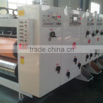 New condition high speed flexo printing and slotting die cutting machine