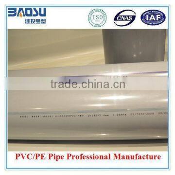 clear pressure pipe for pvc pipe for watewr supply