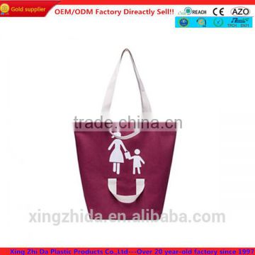 Plain canavas tote shopping bag wholesale