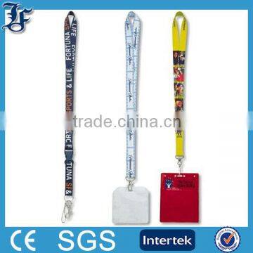 custom fashion design polyesster winding lanyard