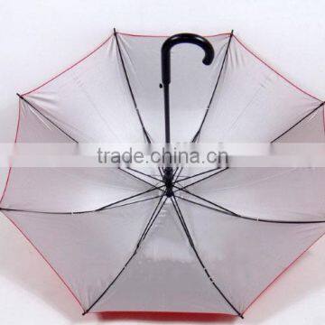 UV Coated Inside Silver Promotional Trendy High Quality Stick/ Straight Umbrella photo-5