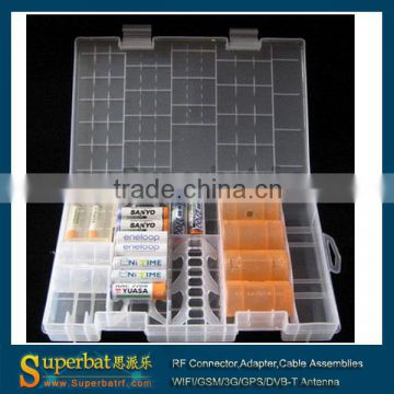 AA AAA D C 9V Battery Hard Plastic Case Holder Storage Box