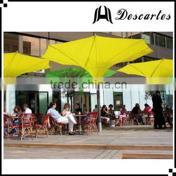 Best quality round flowers umbrellas, outdoor coffee shop umbrellas for decoration