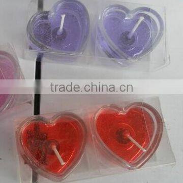 Supplying lovely heart shape candles