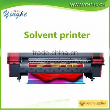 126 inch outdoor solvent printer with 4 or 8 printhead