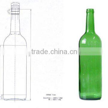 1000ml bordeaux bottle