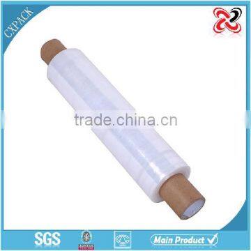 cheap stretch plastic extended paper core hand use film