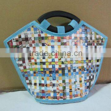 Recycled Newspaper Handbag