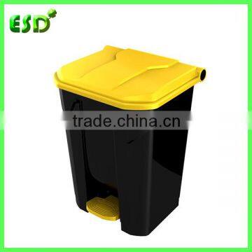 68L plastic pedal dustbin